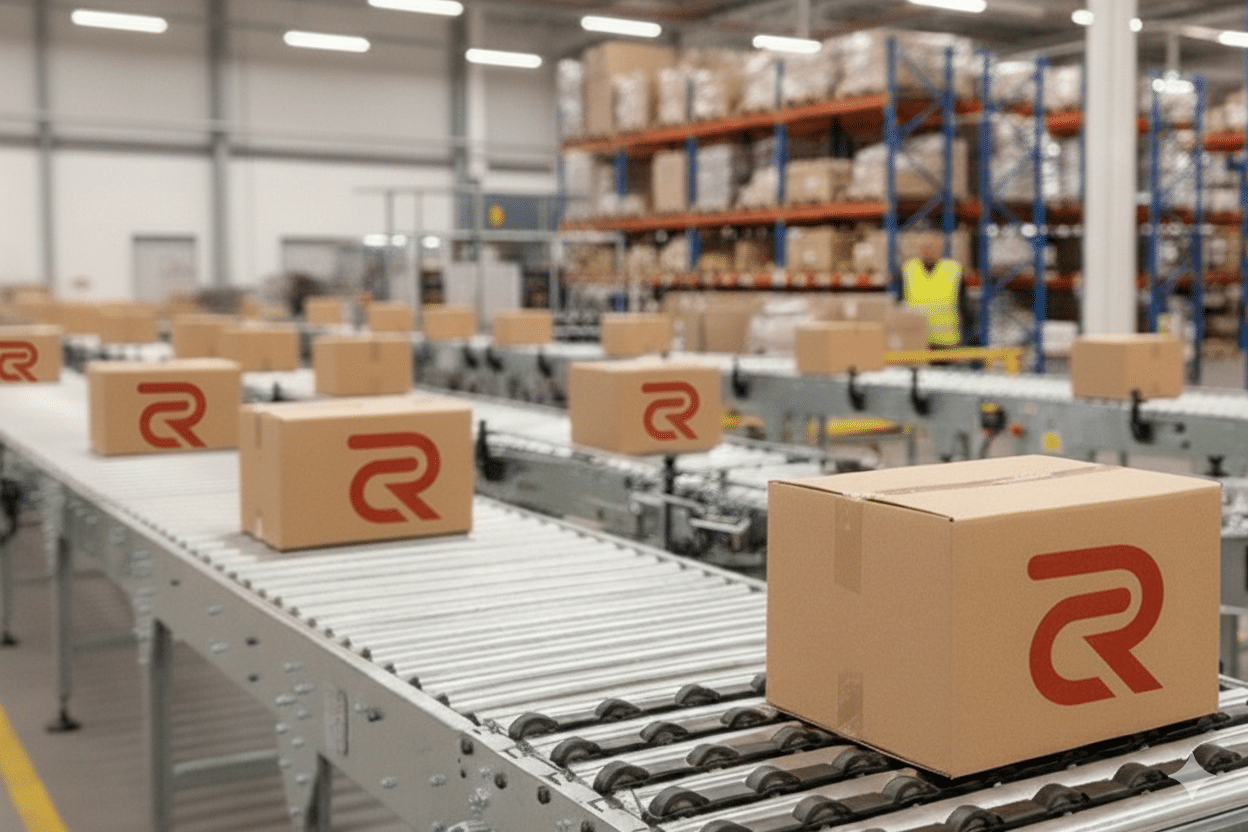 Un transferidor de cajas forma parte de la evolución en un entorno logístico automatizado
